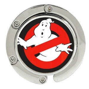 Ghostbusters Emblem Purse Hanger Foldable Hook Handbag Table Bag Holder Metal